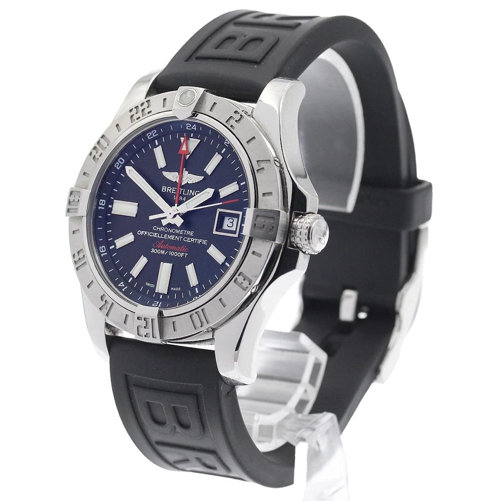 BREITLING AVENGER DATE BLACK AUTOMATIC WATCH - 2