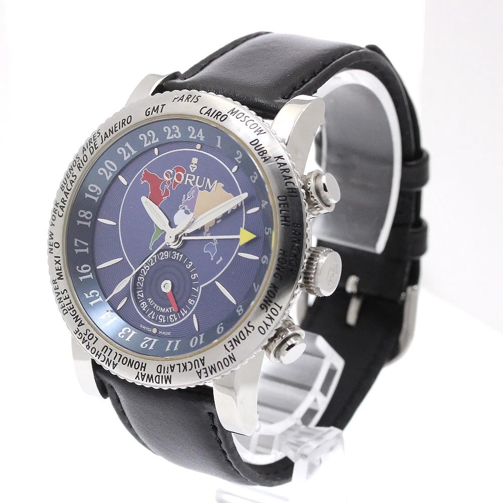 CORUM CLASSICAL DATE NAVY AUTOMATIC WATCH - 2