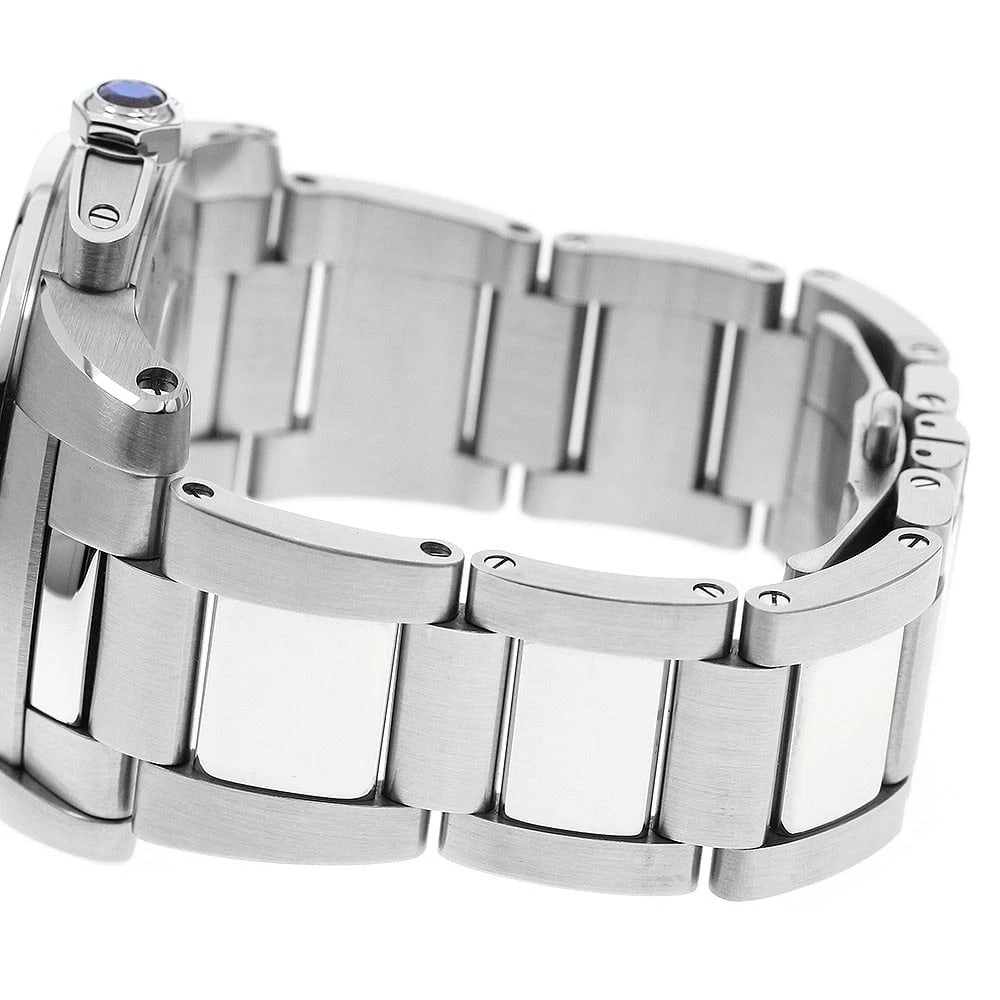 CARTIER CALIBRE SILVER AUTOMATIC WATCH - 3