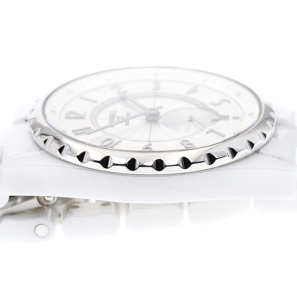 CHANEL J12 WHITE CERAMIC AUTOMATIC WATCH - 5