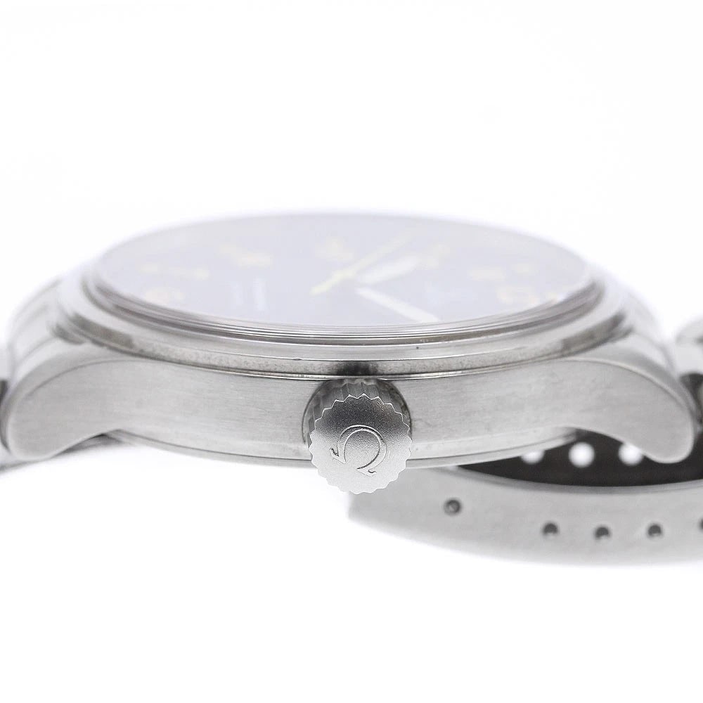 OMEGA DYNAMIC DATE BLACK AUTOMATIC WATCH - 3