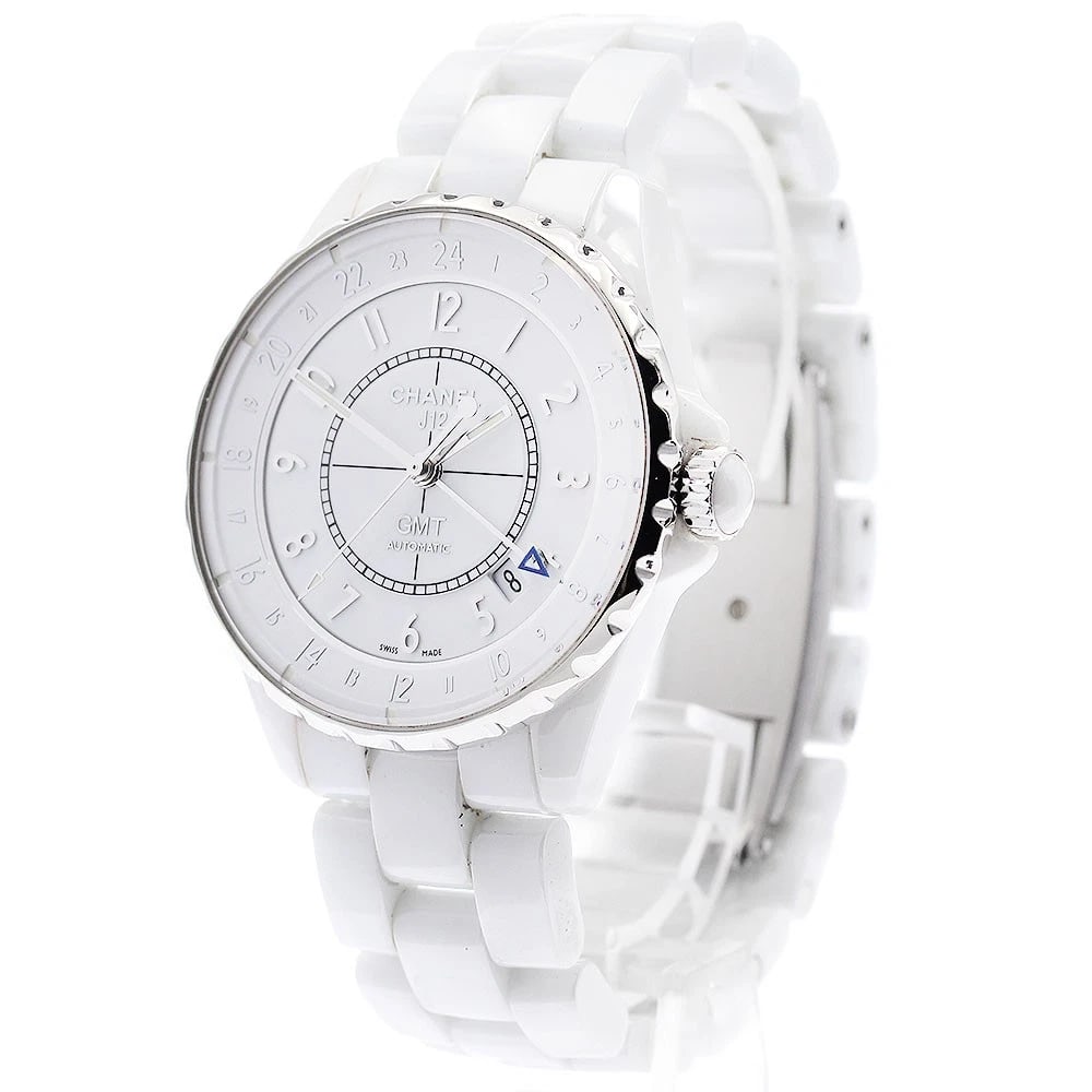 CHANEL J12 WHITE AUTOMATIC WATCH - 2
