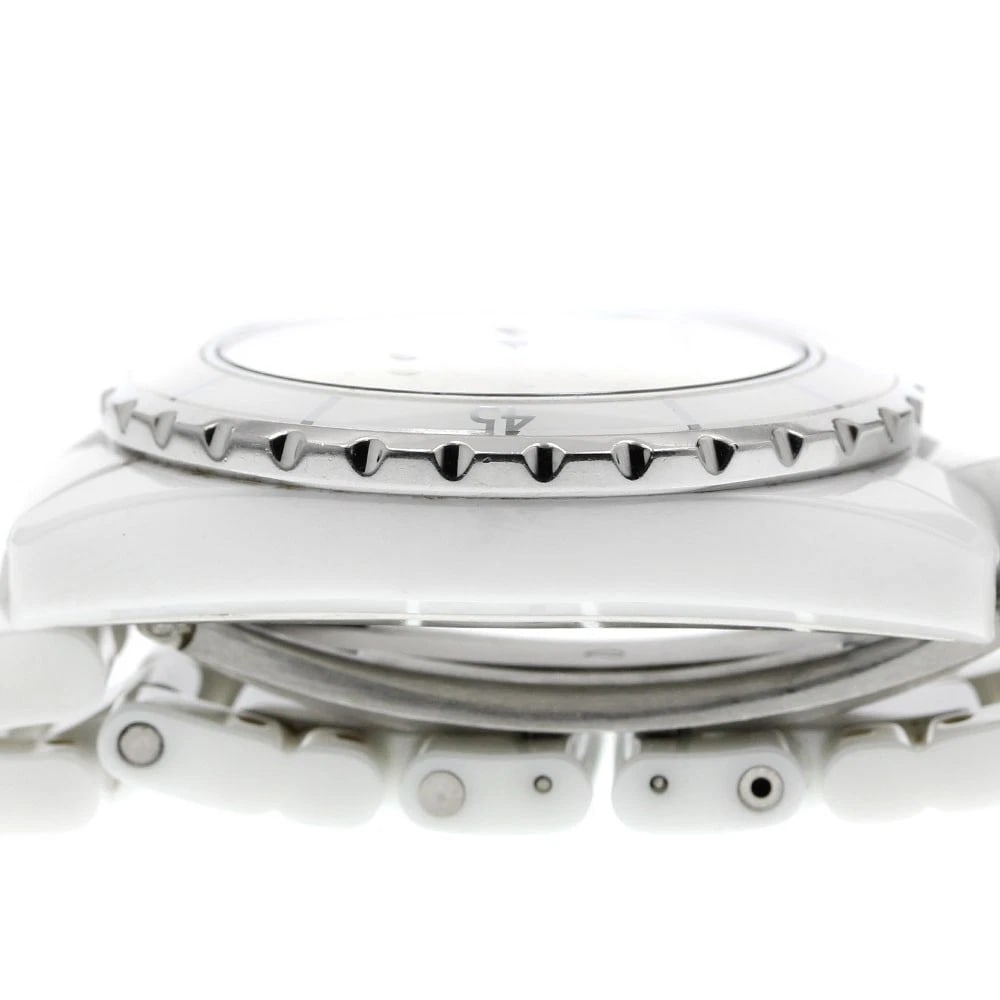 CHANEL J12 WHITE CERAMIC AUTOMATIC WATCH - 5