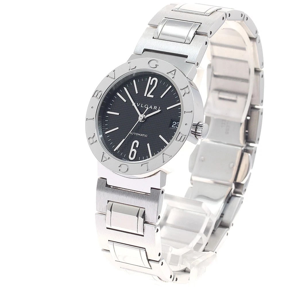 BVLGARI DATE BLACK AUTOMATIC WATCH - 2