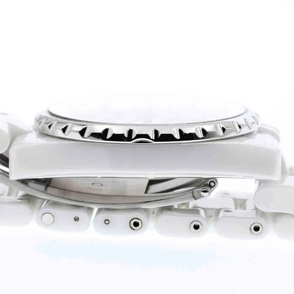 CHANEL J12 WHITE CERAMIC AUTOMATIC WATCH - 5