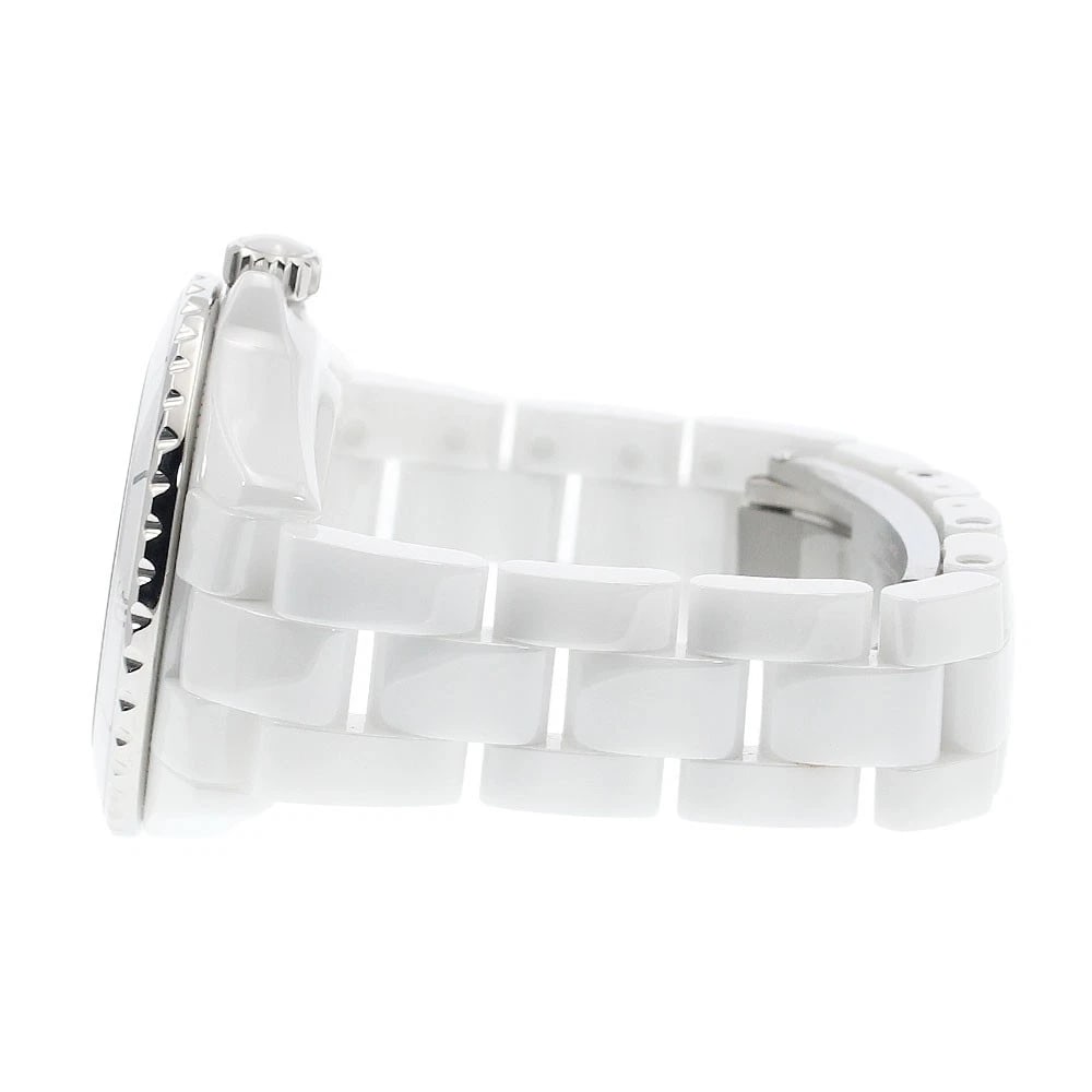 CHANEL J12 WHITE CERAMIC AUTOMATIC WATCH - 3