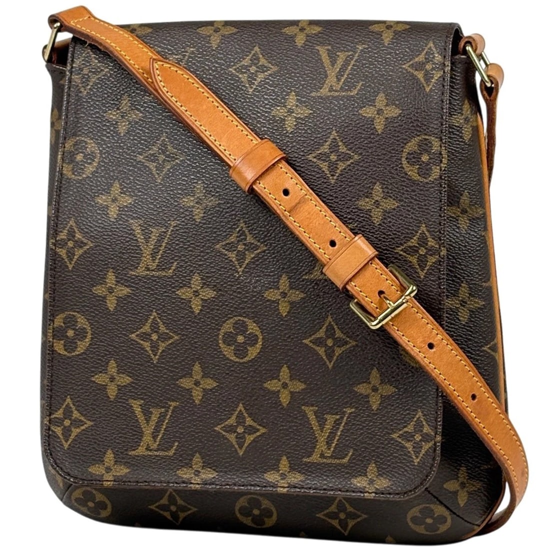 LOUIS VUITTON MUSETTE SALSA SHORT SHOULDER BAG: Louis Vuitton Musette Salsa Short Shoulder Bag Brand: Louis Vuitton Type/Style: Shoulder Bag Material: Monogram Color: Brown Size: Width 22cm(8.7inch) Height 25cm(9.8inch) Depth 4cm(1.6inch)