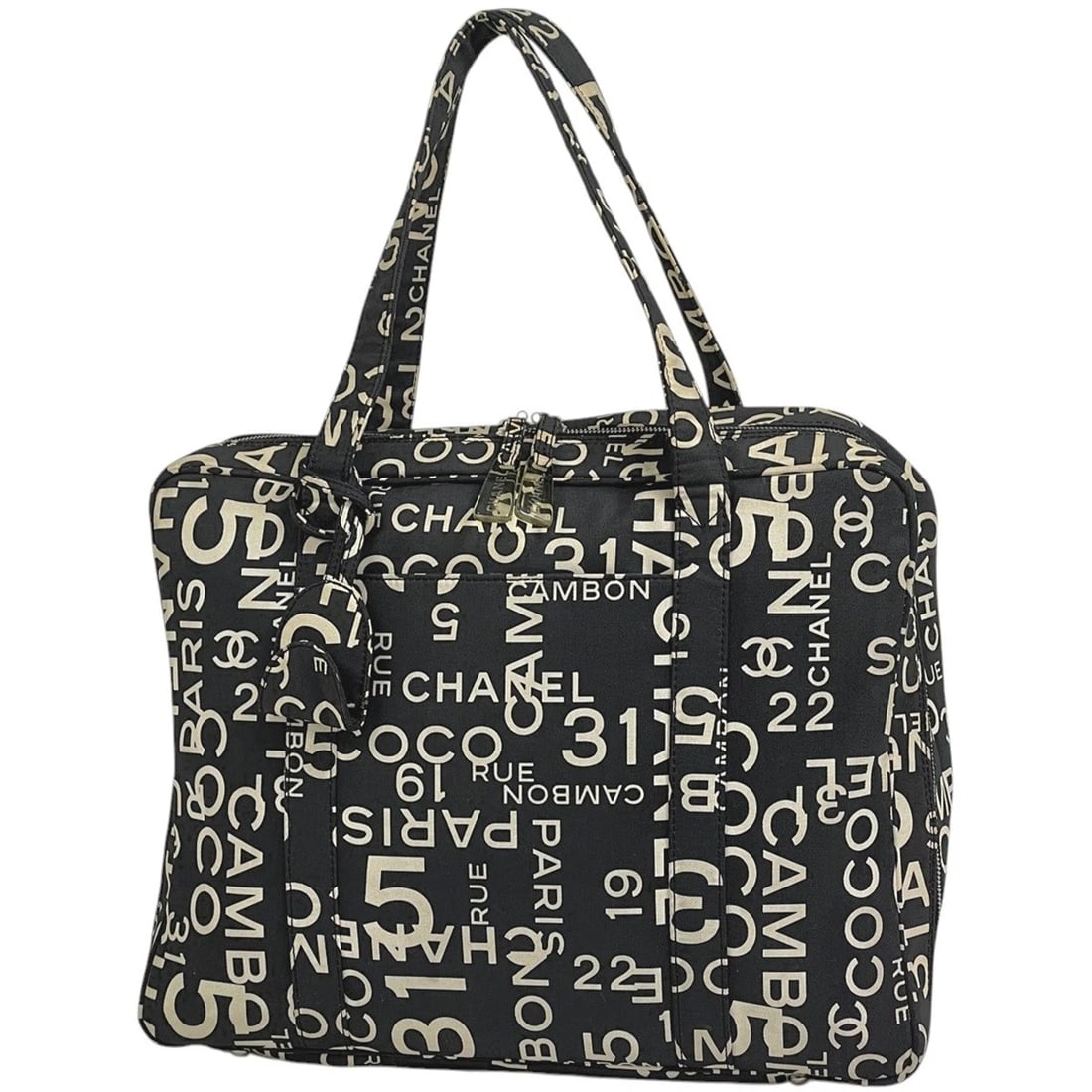 CHANEL BY SEA TOTE BAG HAND BAG TOTE BAG: CHANEL By Sea Tote Bag Hand Bag Tote Bag Brand: CHANEL Type/Style: Tote Bag Material: canvas Color: Black White Size: Width 38cm(15inch) Height 29cm(11.4inch) Depth 12cm(4.7inch) Accessories: None