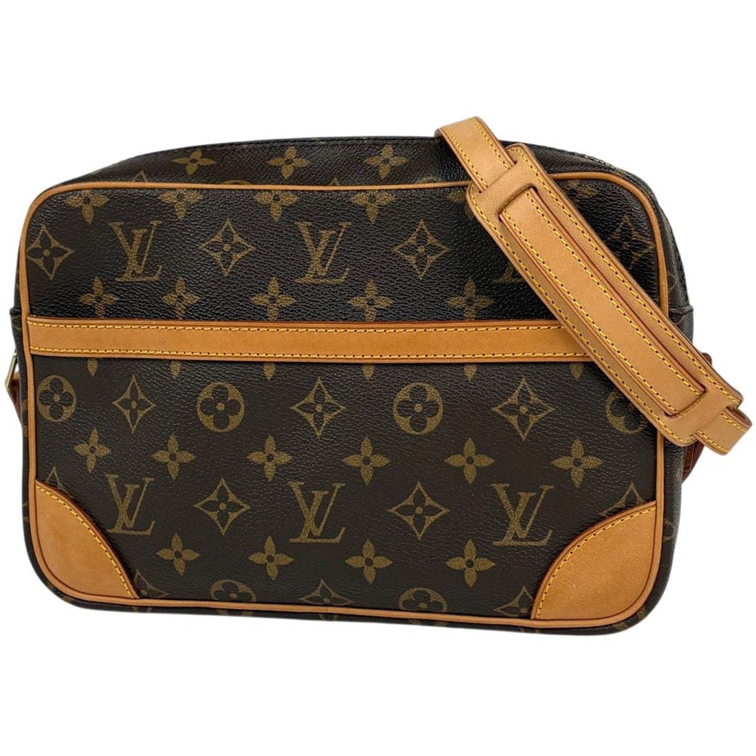 LOUIS VUITTON TROCADERO 27 SHOULDER BAG: Louis Vuitton Trocadero 27 Shoulder Bag Brand: Louis Vuitton Type/Style: Shoulder Bag Material: Monogram Color: Brown Size: Width 27cm(10.6inch) Height 17cm(6.7inch) Depth 7cm(2.8inch) Accessories: