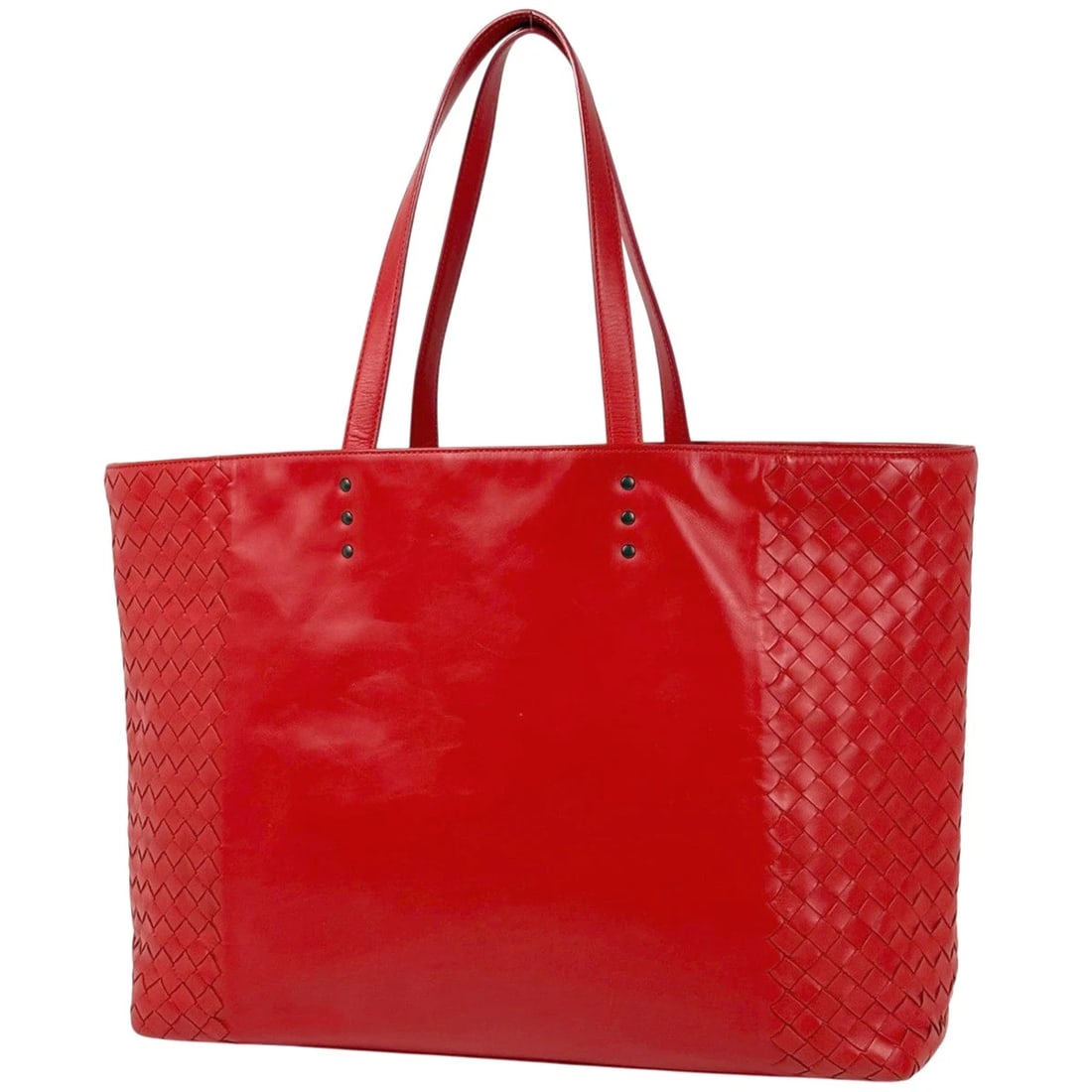 BOTTEGA VENETA INTRECCIATO TOTE BAG: BOTTEGA VENETA Intrecciato Tote Bag Brand: BOTTEGAVENETA Type/Style: Tote Bag Material: leather Color: Red Size: Width 35cm(13.8inch) Height 26cm(10.2inch) Depth 11cm(4.3inch) Accessories: None