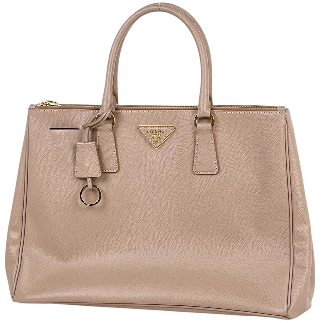 PRADA HAND BAG GALLERIA SAFIANO LEATHER: PRADA Hand Bag Galleria Safiano leather Brand: PRADA Type/Style: Hand Bag Material: Safiano leather Color: Pink Size: Width 35cm(13.8inch) Height 26cm(10.2inch) Depth 14cm(5.5inch) Accessories: None