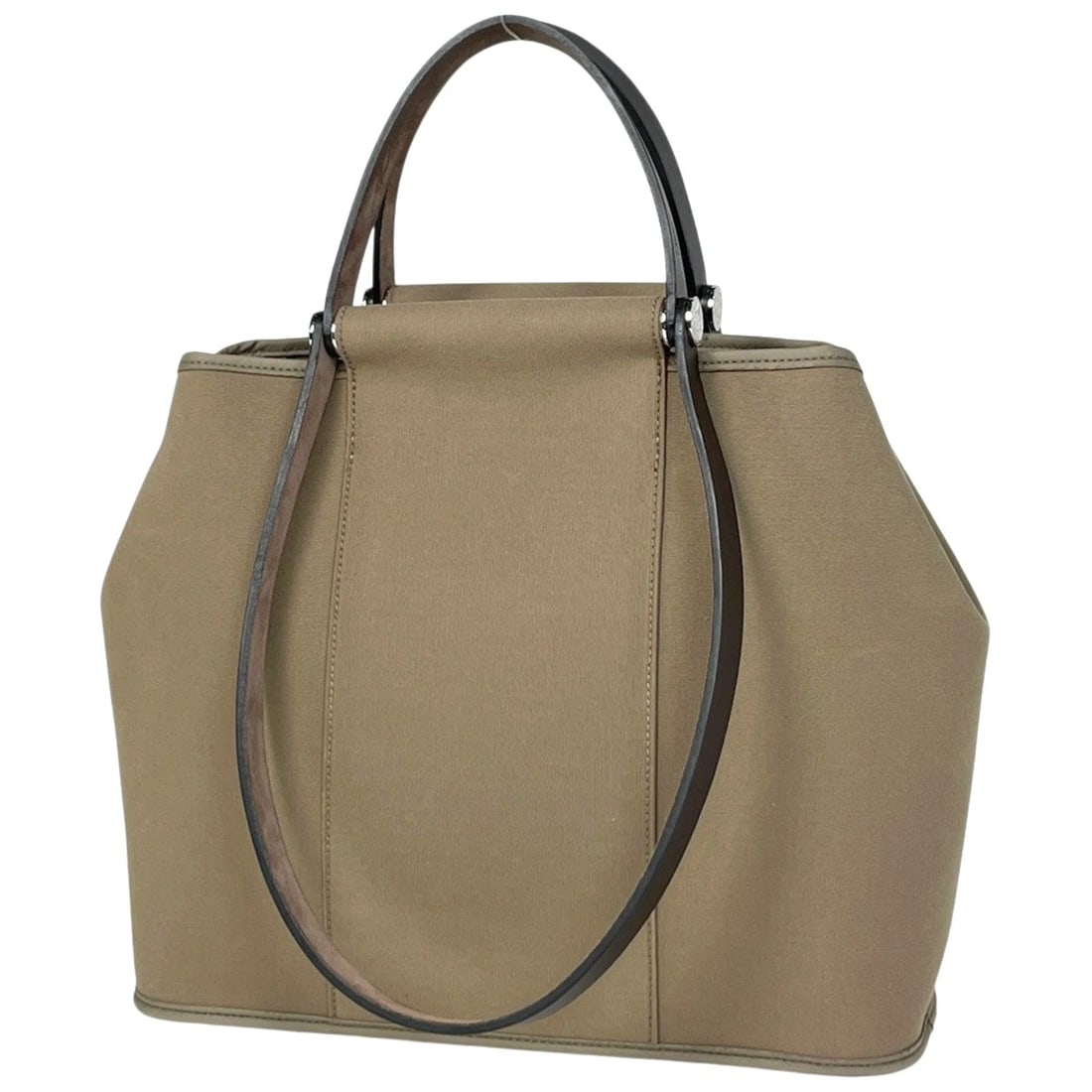 HERMES KABAK PM 2WAY HAND BAG: HERMES Kabak PM 2WAY Hand Bag Brand: HERMES Type/Style: Hand Bag Material: Towar Officier ?leather Color: Brown Size: Width 31cm(12.2inch) Height 26cm(10.2inch) Depth 11cm(4.3inch) Accessories: None
