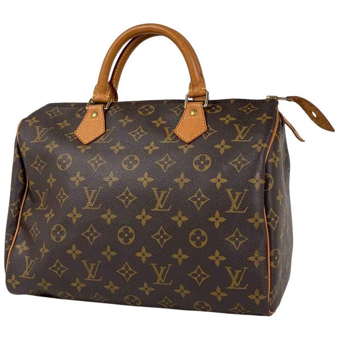 LOUIS VUITTON SPEEDY 30 HAND BAG: Louis Vuitton Speedy 30 Hand Bag Brand: Louis Vuitton Type/Style: Hand Bag Material: Monogram Color: Brown Size: Width 30cm(11.8inch) Height 21cm(8.3inch) Depth 16cm(6.3inch) Accessories: None