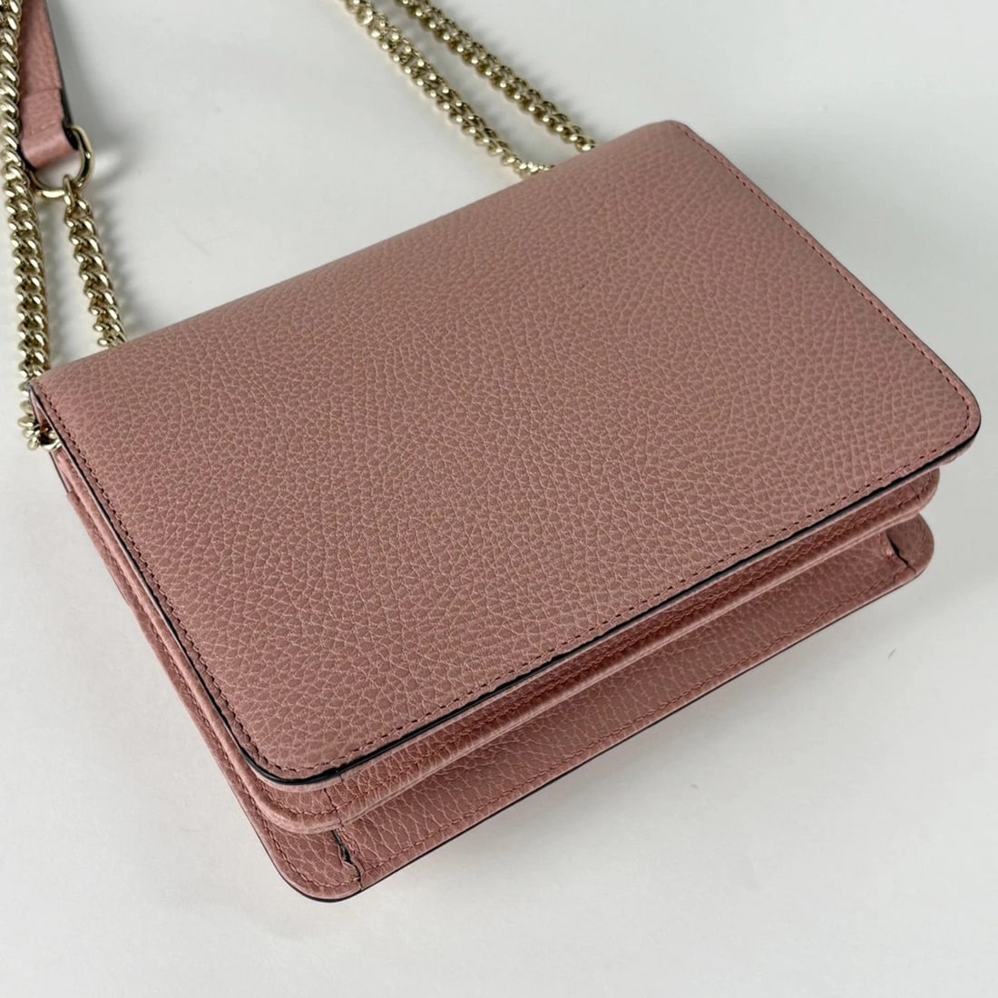 GUCCI INTERLOCKING G CHAIN SHOULDER BAG - 2