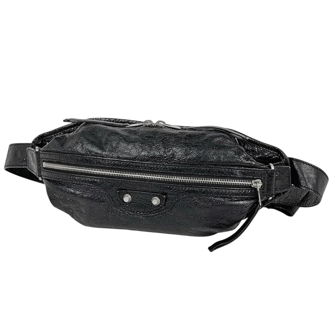 BALENCIAGA CLASSIC NEOLIFT BODY BAG: BALENCIAGA Classic NeoLift Body Bag Brand: BALENCIAGA Type/Style: Body Bag Material: leather Color: Black Size: Width 36cm(Maximum value:14.2inch) Height 16cm(6.3inch) Depth 5cm(2inch) Accessories