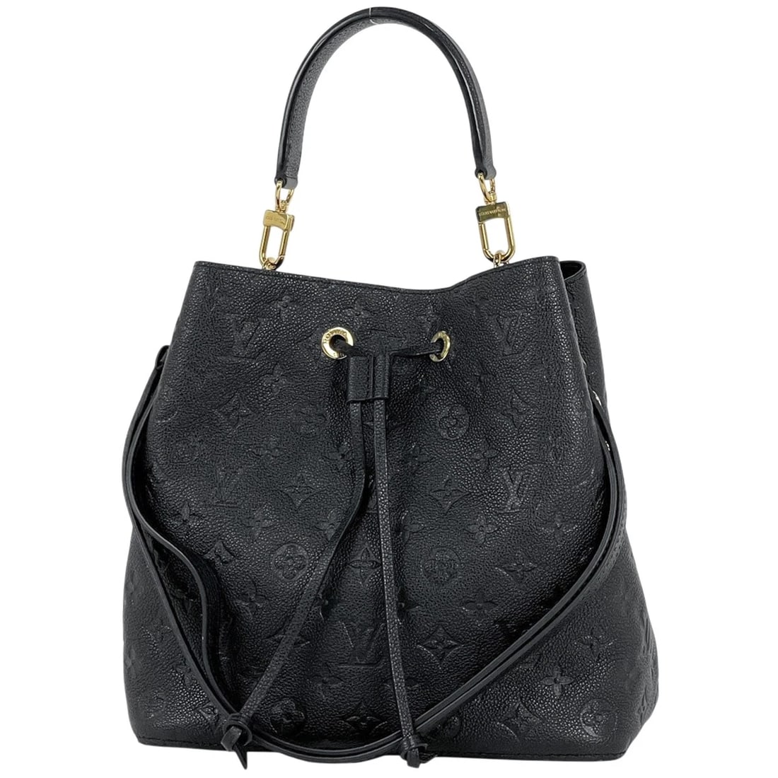 LOUIS VUITTON NEONOE SHOULDER BAG: Louis Vuitton Neonoe Shoulder Bag Brand: Louis Vuitton Type/Style: Shoulder Bag Material: Monogram Ann Platt Color: Noir (Black) Size: Width 26cm(10.2inch) Height 25cm(9.8inch) Depth 17cm(6.7inch)