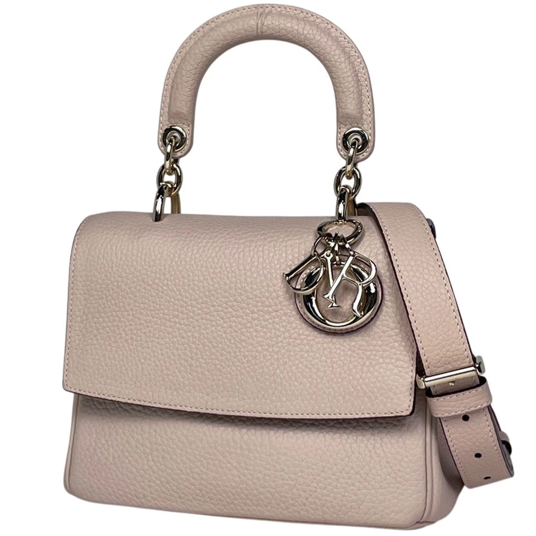 CHRISTIAN DIOR BE DIOR HANDBAG HAND BAG: Christian Dior Be Dior Handbag Hand Bag Brand: Christian Dior Type/Style: Hand Bag Material: leather Color: Pink Beige Size: Width 21cm(8.3inch) Height 16cm(6.3inch) Depth 10cm(3.9inch) Accessorie