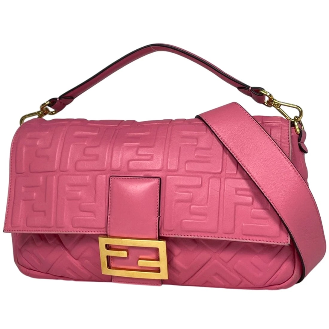 FENDI LOGO SHOULDER BAG SHOULDER BAG: Fendi Logo Shoulder Bag Shoulder Bag Brand: FENDI Type/Style: Shoulder Bag Material: leather Color: Pink Size: Width 31cm(12.2inch) Height 19.5cm(7.7inch) Depth 5.5cm(2.2inch) Accessories: None