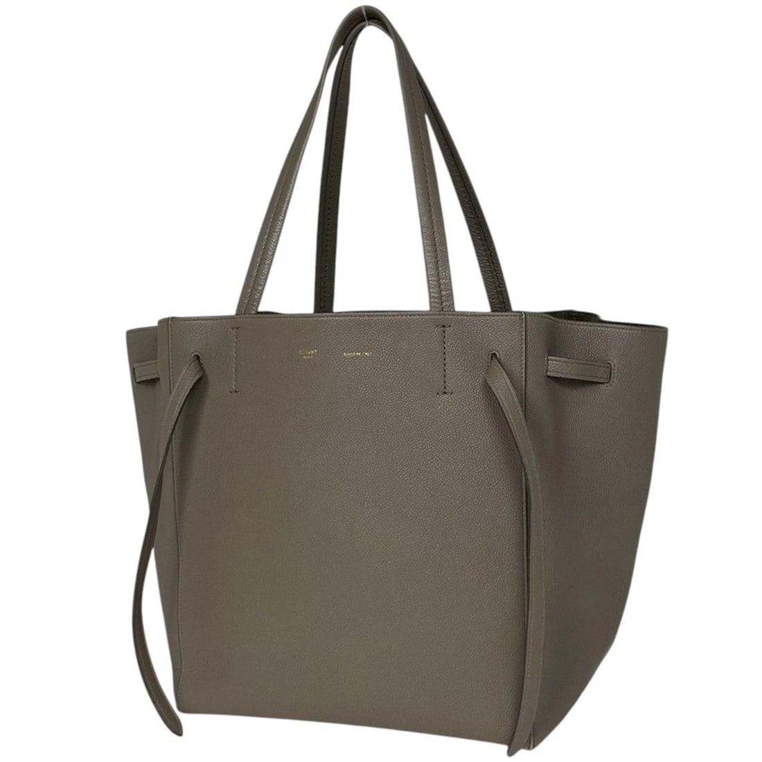 CELINE TOTE BAG KAVA PHANTOM SMALL LEATHER: Celine Tote Bag Kava Phantom Small leather Brand: CELINE Type/Style: Tote Bag Material: leather Color: Gray Size: Width 27cm(10.6inch) Height 29cm(11.4inch) Depth 17cm(6.7inch) Accessories: None