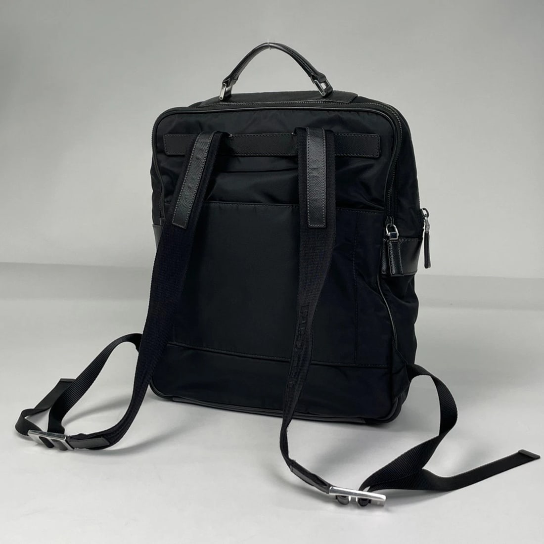 PRADA WITH LOGO BACKPACK BUSINESS BACKPACK - 2