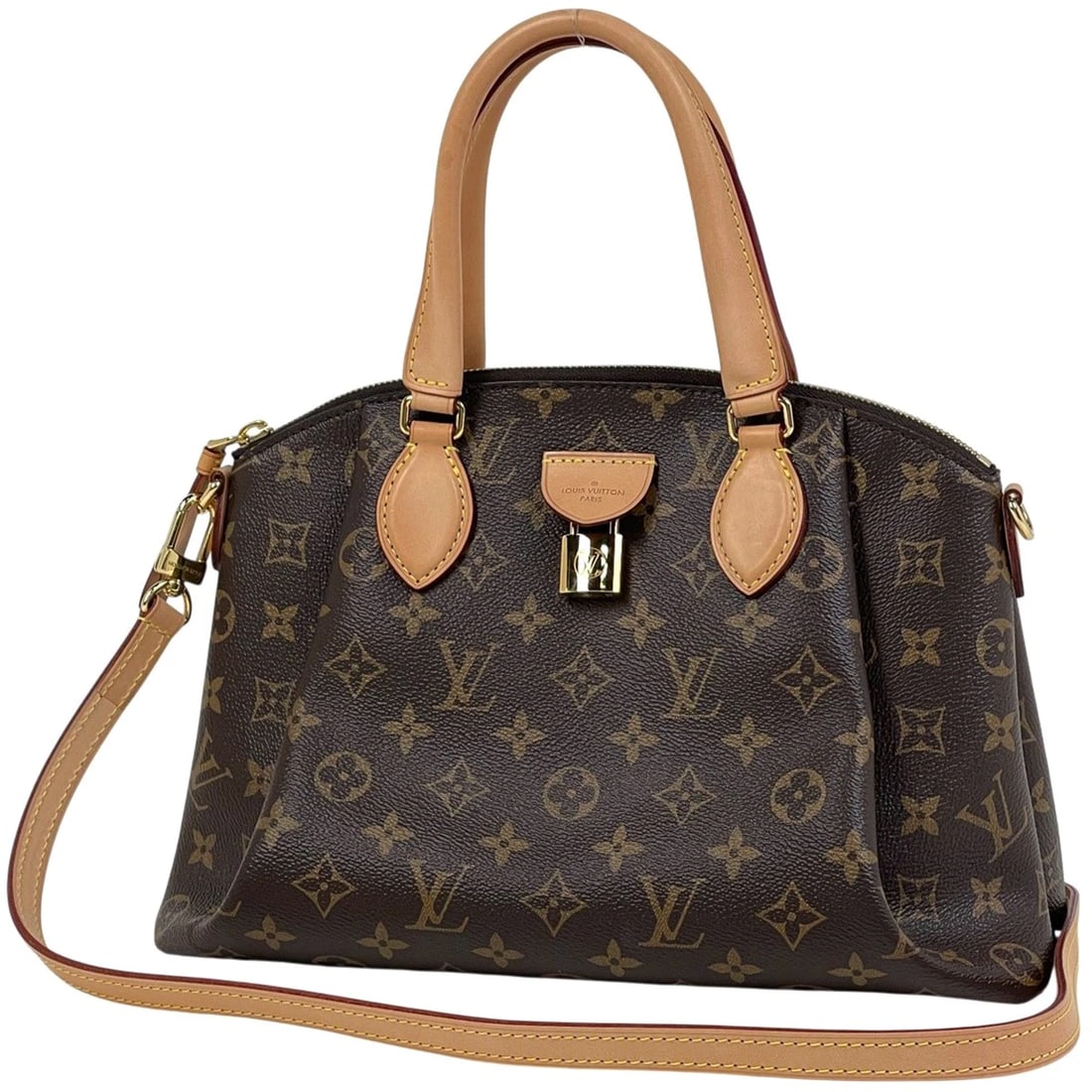 LOUIS VUITTON LIVORY PM HAND BAG 2WAY SHOULDER BAG: Louis Vuitton Livory PM Hand Bag 2WAY Shoulder Bag Brand: Louis Vuitton Type/Style: Hand Bag Material: Monogram Color: Brown Size: Width 30cm(11.8inch) Height 22cm(Median:8.7inch) Depth 10cm(3.9inch)