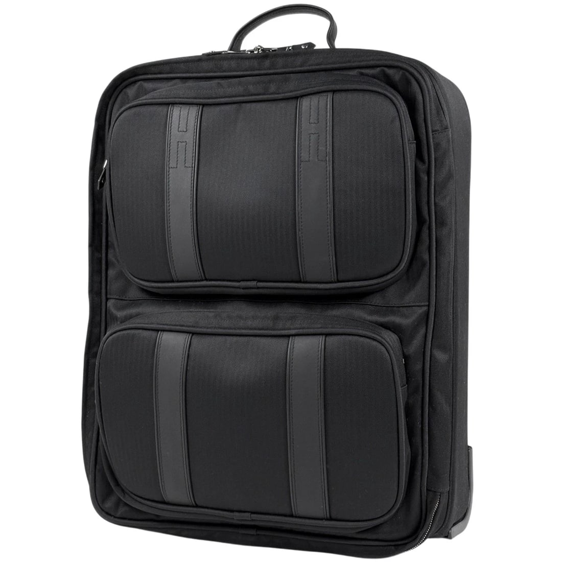 HERMES ACAPULCO CARRY BAG: Hermes Acapulco Carry Bag Brand: HERMES Type/Style: Carry Bag Material: Towal chevron ?leather Color: Black Size: Width 42cm(16.5inch) Height 53cm(20.9inch) Depth 16cm(6.3inch) Accessories: None <