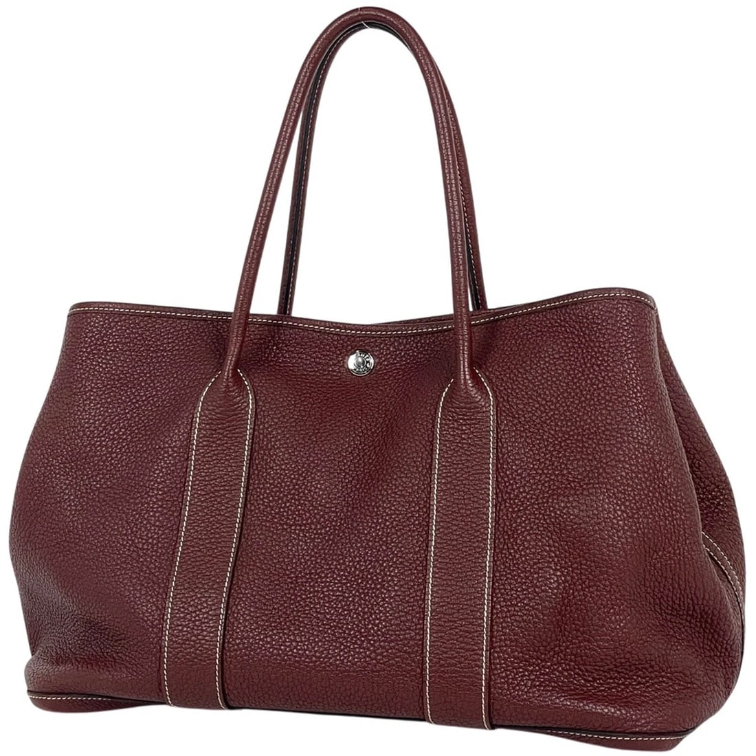 HERMES GARDEN PARTY PM TOTE BAG HAND BAG: Hermes Garden party PM Tote Bag Hand Bag Brand: HERMES Type/Style: Tote Bag Material: Negonda Color: Rosewood Size: Width 35.5cm(14inch) Height 25.5cm(10inch) Depth 17.5cm(6.9inch Accessories: Non