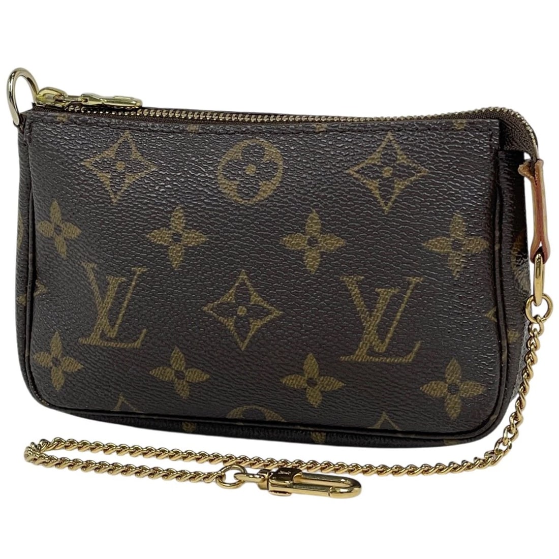 LOUIS VUITTON MINI POCHETTE ACCESSOIRES MAKEUP COSMETICS: Louis Vuitton Mini Pochette Accessoires Makeup Cosmetics Brand: Louis Vuitton Type/Style: Accessory pouch Material: Monogram Color: Brown Size: Width 14.5cm(5.7inch) Height 9cm(3.5inch) Depth