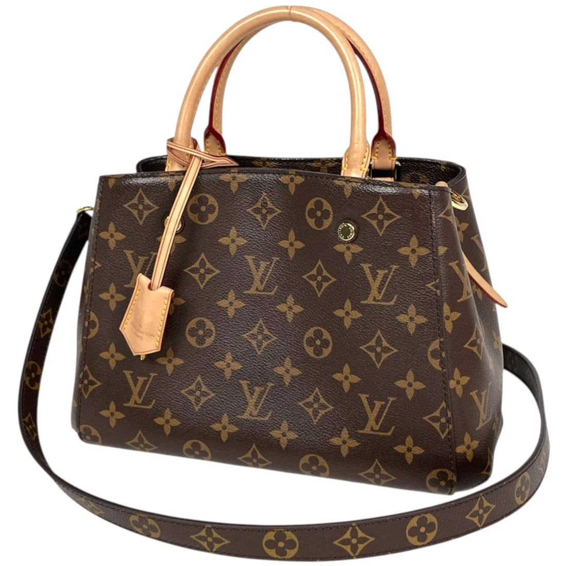 LOUIS VUITTON MONTAIGNE BB HAND BAG (1 of 2)