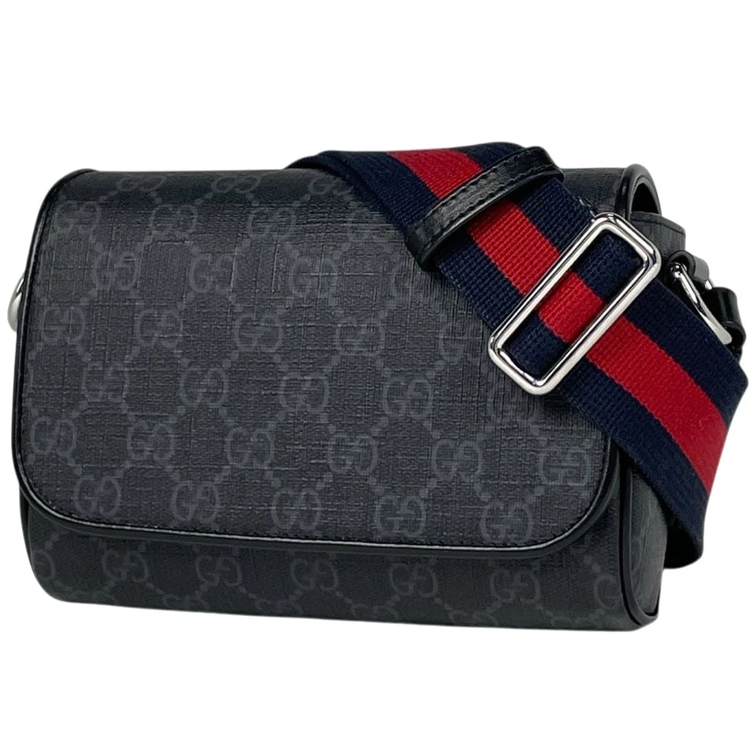 GUCCI GG PATTERN SHOULDER BAG SHOULDER BAG: Gucci GG pattern Shoulder Bag Shoulder Bag Brand: GUCCI Type/Style: Shoulder Bag Material: Coated canvas Color: Black Size: Width 17cm(6.7inch) Height 13cm(5.1inch) Depth 6cm(2.4inch) Accessories: