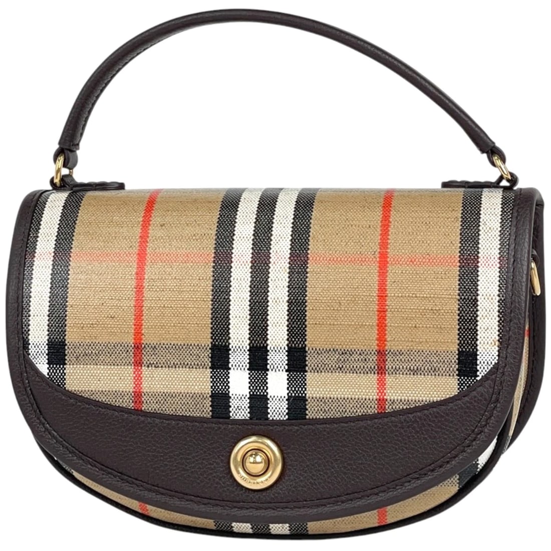 BURBERRY HIGHLAND CROSSBODY BAG HAND BAG: Burberry Highland Crossbody Bag Hand Bag Brand: BURBERRY Type/Style: Hand Bag Material: Coated canvas ?leather Color: Sand Beige Size: Width 24.5cm(9.6inch) Height 18cm(7.1inch) Depth 8cm(3.1inch)