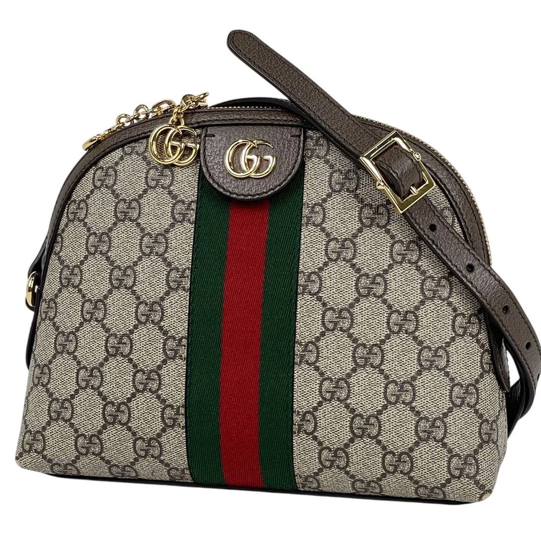 GUCCI SHOULDER BAG OPHIDIA GG DOUBLE G GG SUPREME BROWN: Gucci Shoulder Bag Ophidia GG Double G GG Supreme Brown Brand: GUCCI Type/Style: Shoulder Bag Material: GG Supreme ?leather Color: Brown Size: Width 23cm(9.1inch) Height 19cm(7.5inch) Depth 7.5cm(3inc