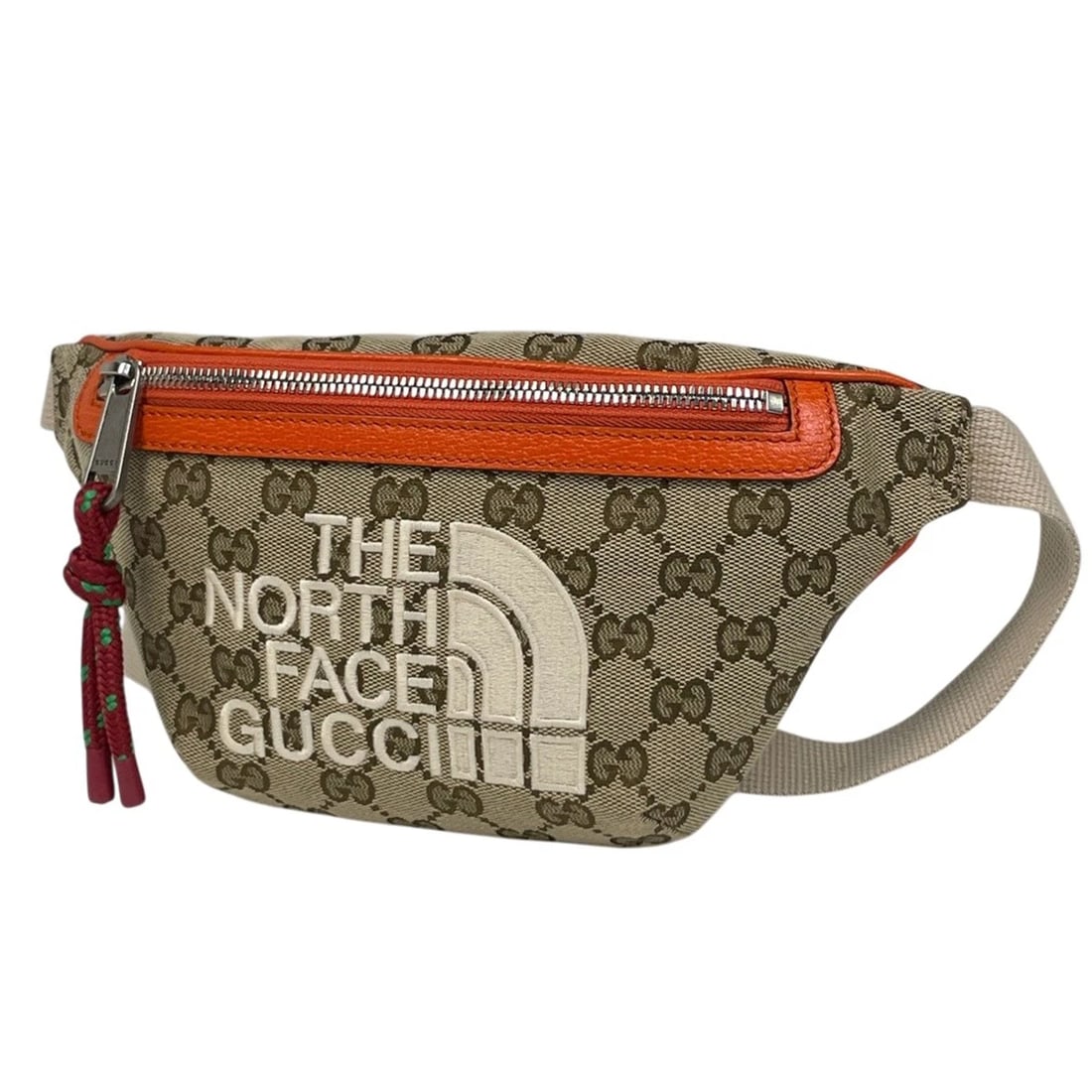 GUCCI GG PATTERN BODY BAG: GUCCI GG pattern Body Bag Brand: GUCCI Type/Style: Body Bag Material: GG canvas ?leather Color: Beige Orange Size: Width 26cm(10.2inch) Height 24cm(Median:9.4inch) Depth 3cm(1.2inch) Accessories: