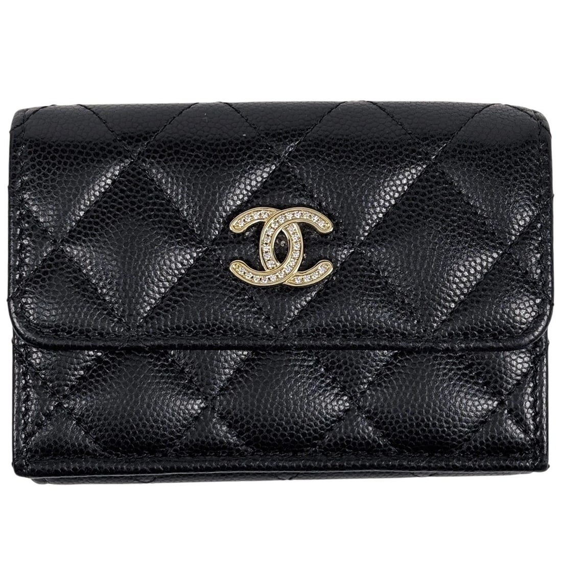 CHANEL TRI-FOLD WALLET TRI-FOLD WALLET SMALL WALLET (1 of 2)