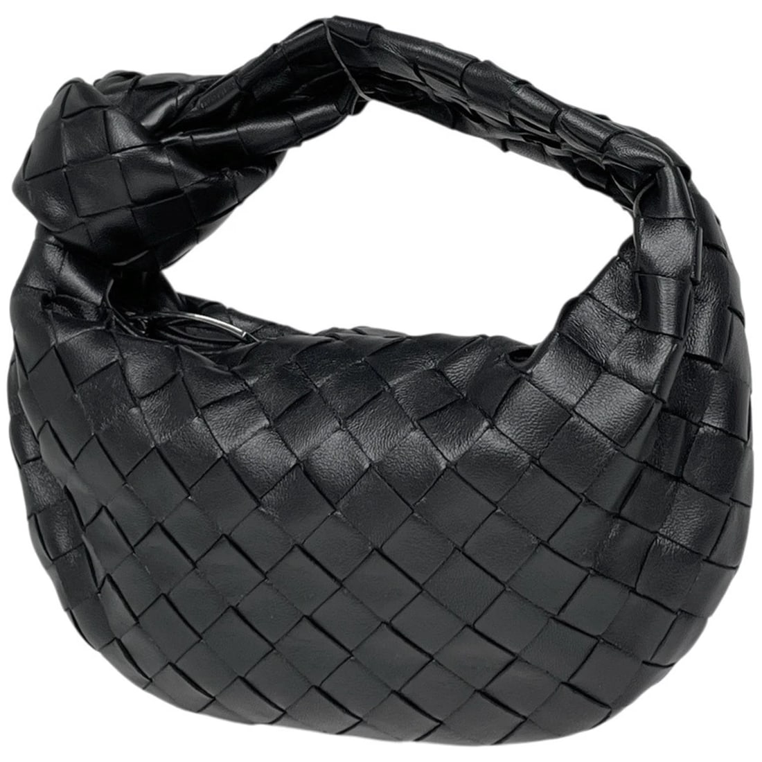 BOTTEGAVENETA INTRECCIATO MINI JODIE HANDBAG BRAID HAND BAG: BOTTEGAVENETA Intrecciato Mini Jodie Handbag Braid Hand Bag Brand: BOTTEGAVENETA Type/Style: Hand Bag Material: leather Color: Black Size: Width 24cm(9.4inch) Height 17cm(Median:6.7inch) Depth 6cm(2.4