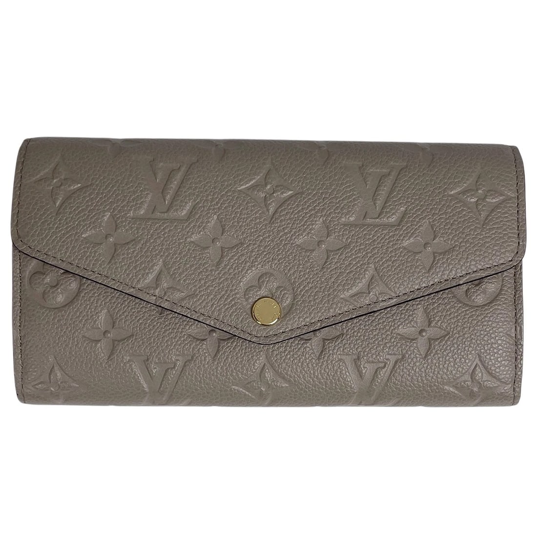 LOUIS VUITTON PORTEFEIULLE SARAH BIFOLD LONG WALLET: Louis Vuitton Portefeiulle Sarah Bifold Long Wallet Brand: Louis Vuitton Type/Style: Long Wallet Material: Monogram Ann Platt Color: Tour rail Size: Width 19cm(7.5inch) Height 10cm(3.9inch) Depth