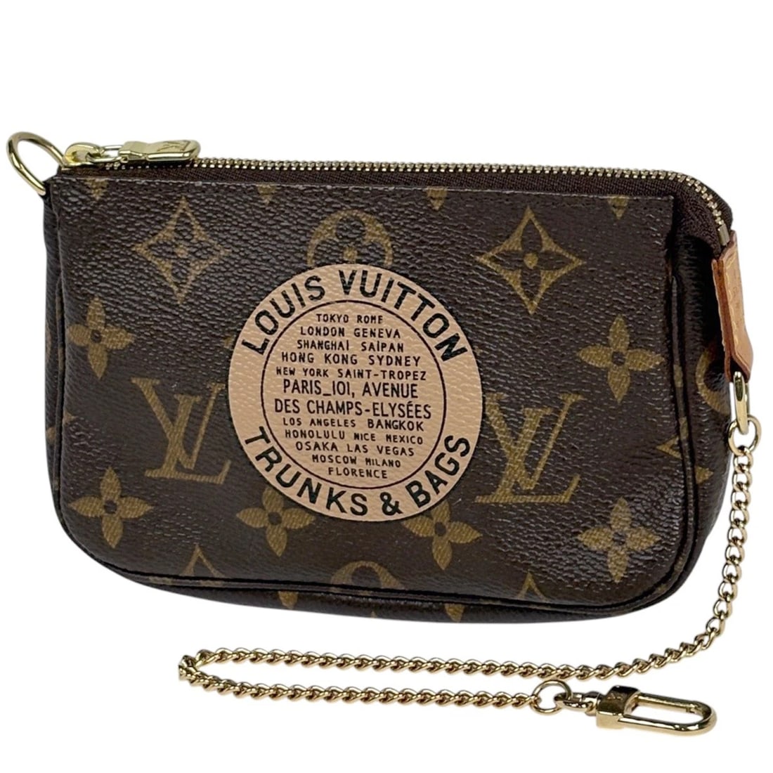 LOUIS VUITTON MINI POCHETTE ACCESSOIRES T&B MAKE COSMETICS: Louis Vuitton Mini Pochette Accessoires T&B Make Cosmetics Brand: Louis Vuitton Type/Style: Accessory pouch Material: Monogram Color: Brown Size: Width 15cm(5.9inch) Height 10cm(3.9inch) Depth
