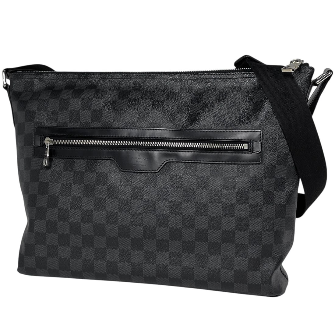 LOUIS VUITTON MICK MM SHOULDER BAG: Louis Vuitton Mick MM Shoulder Bag Brand: Louis Vuitton Type/Style: Shoulder Bag Material: Damier Grafitte Color: Black Size: Width 36cm(14.2inch) Height 30cm(11.8inch) Depth 9cm(3.5inch)