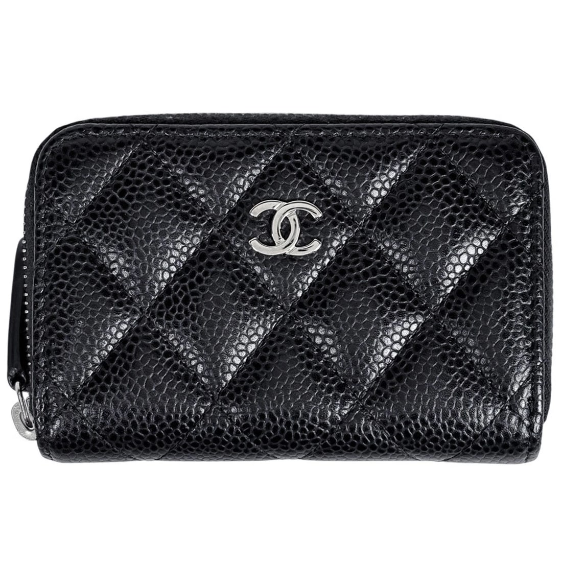 CHANEL COIN PURSE COIN PURSE CARD CASE CAVIAR SKIN: Chanel Coin Purse Coin Purse Card Case Caviar skin Brand: CHANEL Type/Style: Coin Purse Material: Caviar skin Color: Black Size: Width 11cm(4.3inch) Height 7.5cm(3inch) Depth 2cm(0.8inch)