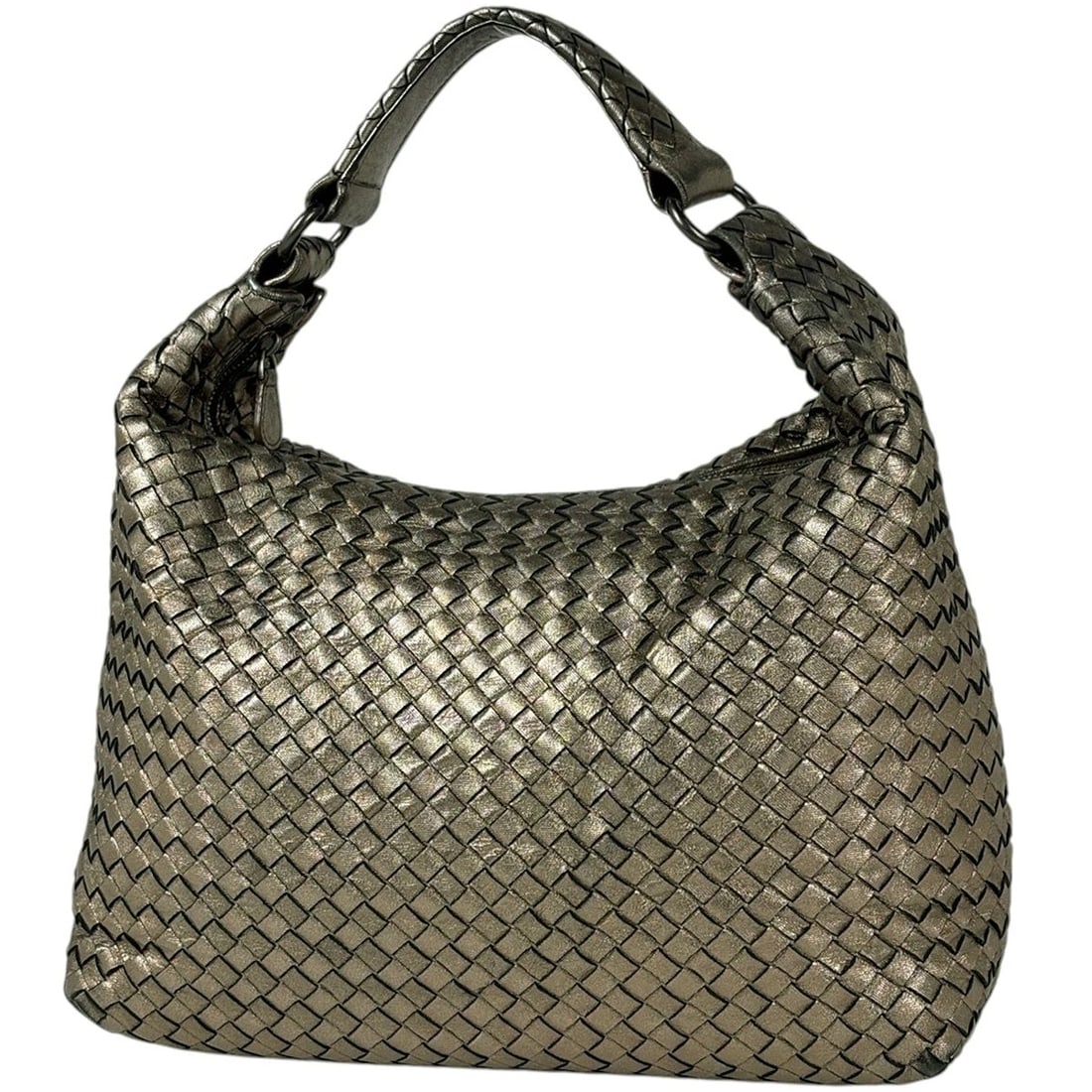 BOTTEGA VENETA SHOULDER BAG INTRECCIATO LEATHER: BOTTEGA VENETA Shoulder Bag Intrecciato leather Brand: BOTTEGAVENETA Type/Style: Shoulder Bag Material: leather Color: Gold Size: Width 32cm(12.6inch) Height 26cm(10.2inch) Depth 12cm(4.7inch)