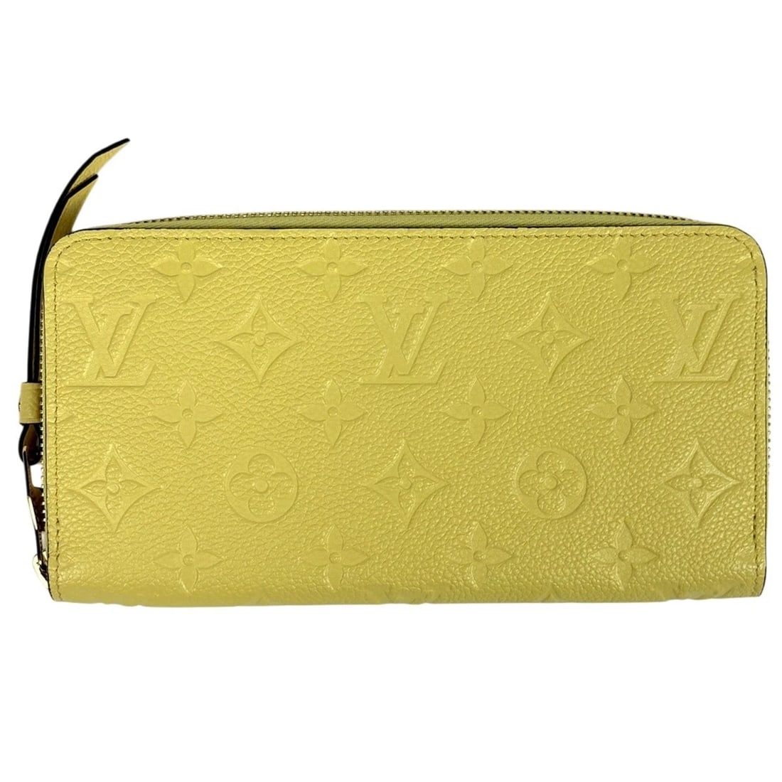LOUIS VUITTON ZIPPY WALLET LONG WALLET: Louis Vuitton Zippy wallet Long Wallet Brand: Louis Vuitton Type/Style: Long Wallet Material: Monogram Ann Platt Color: Yellow Size: Width 19.5cm(7.7inch) Height 10cm(3.9inch) Depth 2.5cm(1inch) A