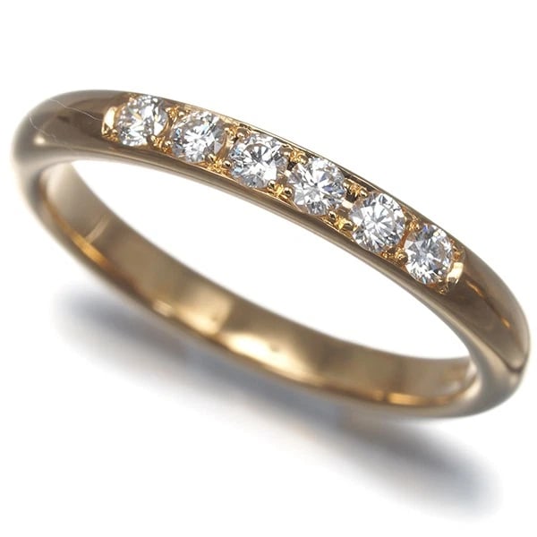 DIAMOND 6P RING 18K 750 YELLOW GOLD: Diamond 6P Ring 18K 750 Yellow Gold Brand: Unbranded Type/Style: Ring Material: 18K 750 Yellow Gold, Main Stone Natural Color: Yellow Gold Size: US 6.5 Accessories: None Accessories Notice