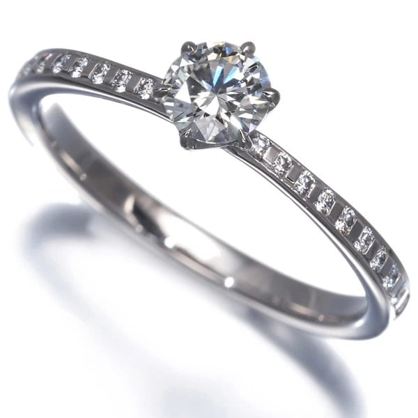 NIWAKA DIAMOND KAREN SOLITAIRE RING 950 PLATINUM: NIWAKA Diamond KAREN Solitaire Ring 950 Platinum Brand: NIWAKA Type/Style: Ring Material: 950 Platinum, Main Stone Natural Color: Platinum Size: US 5 Accessories: None Accessories Notice: When