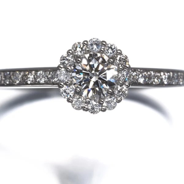 DIAMOND RING 950 PLATINUM - 2