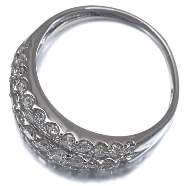 DIAMOND RING 900 PLATINUM - 4