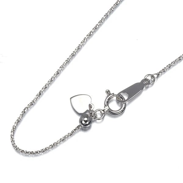 THREE-FIVE NECKLACE 18K 750 WHITE GOLD: Three-Five Necklace 18K 750 White Gold Brand: Unbranded Type/Style: Necklace Material: 18K 750 White Gold, Color: White Gold Size: Necklace length: 45cmAdjUS table to short length with an extenderNeck