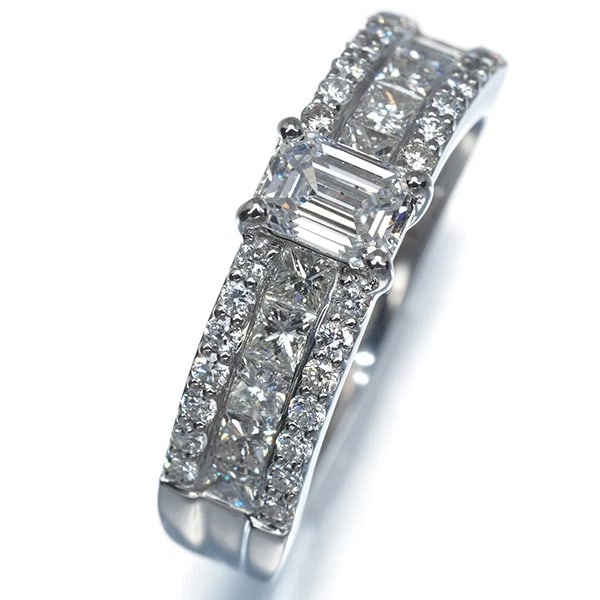DIAMOND RING 950 PLATINUM - 2
