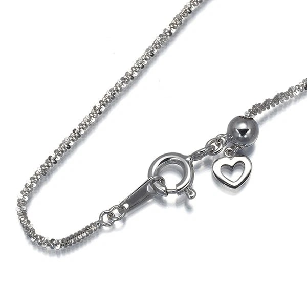CRISSCROSS CHAIN NECKLACE 18K 750 WHITE GOLD: Crisscross Chain Necklace 18K 750 White Gold Brand: Unbranded Type/Style: Necklace Material: 18K 750 White Gold, Color: White Gold Size: Necklace length: 46cm AdjUS table to short length with an exten