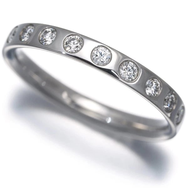 GEORG JENSEN DIAMOND MAGIC 9P RING 18K 750 WHITE GOLD (1 of 3)