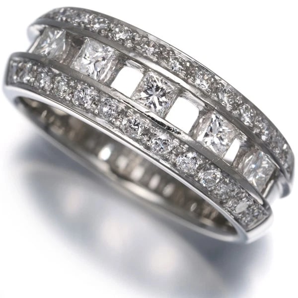 DIAMOND RING 950 PLATINUM (1 of 4)